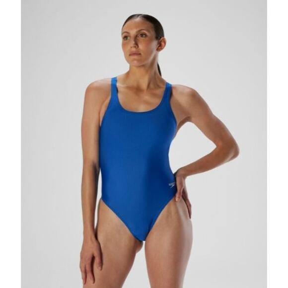 Speedo Pro LT One-Piece Swimsuit Size 30/XS Blue & Navy, NWT - Picture 1 of 10